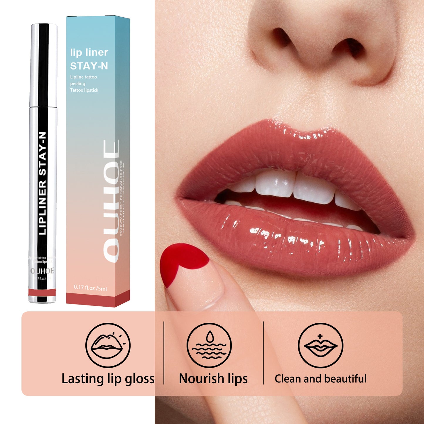 Peel Off, Plump & Define Waterproof Lip Liner